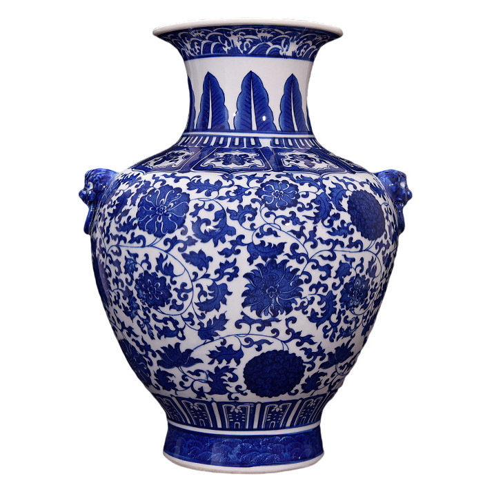 Large floor standing blue and white chinese ceramic vases multiple Jahrriesnge porcelain of blue vase cna0053