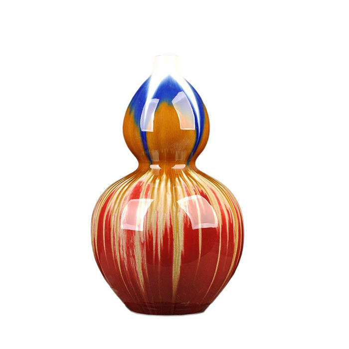 Small pottery kiln drawing glazed ceramic gouard vase and accessories Jahrriesnge porcelain of vase cna0147