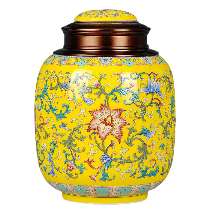 Chinese enamel sealed storage tea pots and ornament multiple styles Jahrriesnge porcelain of vase cna0158
