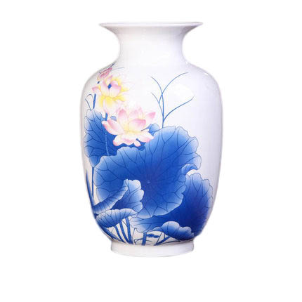 Winter melon-shaped lotus fragrance ceramic small vase Jahrriesnge porcelain of modern stylish simplicity cna0300