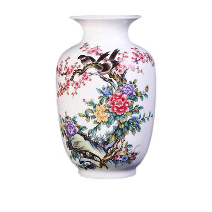 Winter melon shaped spring garden ceramic small vase Jahrriesnge porcelain of modern stylish simplicity cna0304