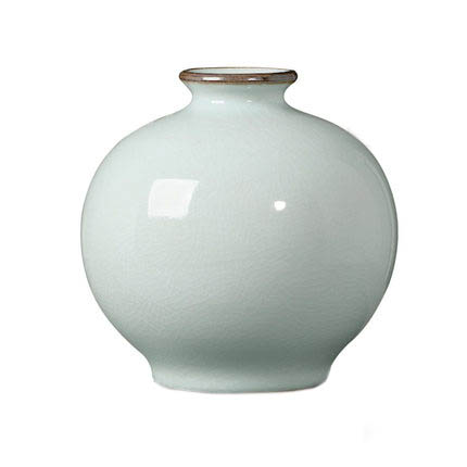 Living room flower arrangement pomegranate shape cracked ceramic vase Jahrriesnge porcelain of official kiln crack vase cna0375