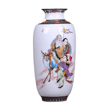 Jingdezhen mythological figure pattern ceramic vase Jahrriesnge porcelain of vase set three pieces cna0580