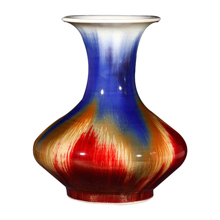 vintage kiln with cracked glaze ceramic ornaments multiple styles Jahrriesnge porcelain of kiln crack crack glaze vase cna0877