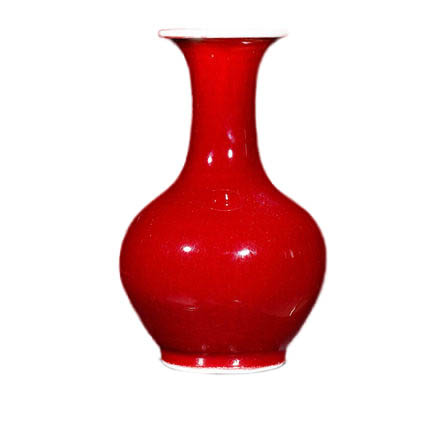 Decorative small red ice cracked glaze vases and ornaments Jahrriesnge porcelain of crack glaze red vase cna0944
