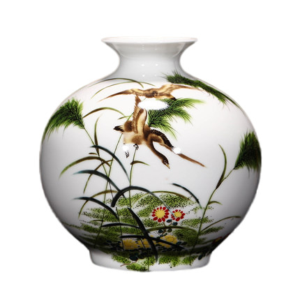 Small vintage pottery vases and ornaments with flowers and birds Jahrriesnge porcelain of amimal vase cna1259