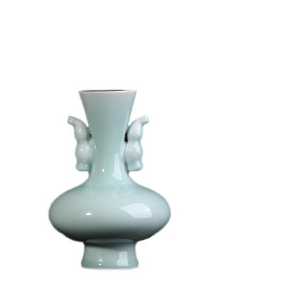 Vintage ceramic celadon vase flower arranging accessories for home Jahrriesnge porcelain of small vase cna1335