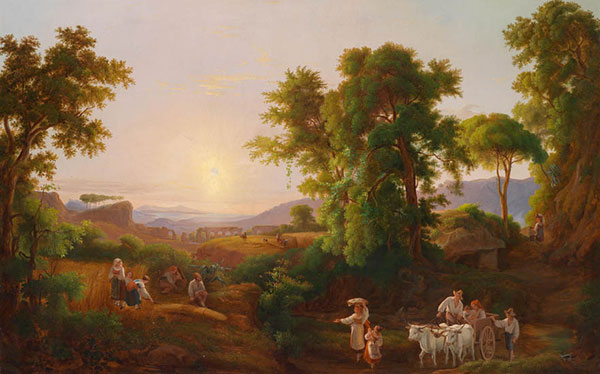 JAHRRIESNGE Landscape of carriage-lpf01159 