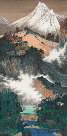 JAHRRIESNGE Landscape of hills lpf08884 