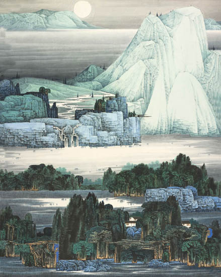 Jahrriesnge Landscape of hills lpf08886 
