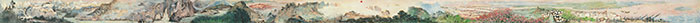 Jahrriesnge Landscape of Long scroll landscape painting lpf09113