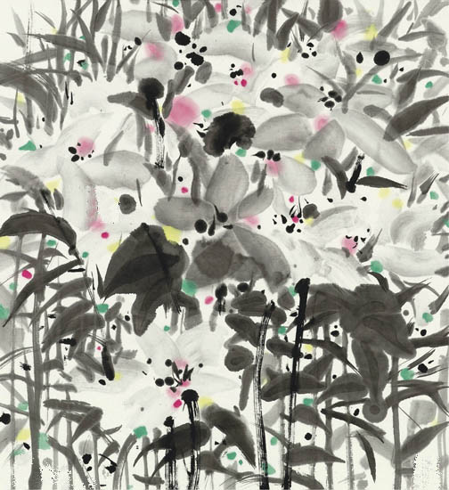 Jahrriesnge Landscape of flowers lpf09272 