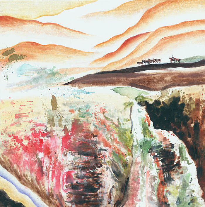 Jahrriesnge Landscape of mountains lpf09532 