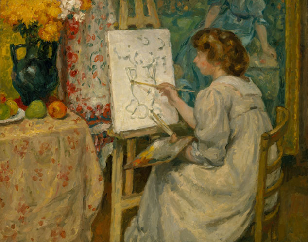 Jahrriesnge Portrait of Pierre-Auguste Renoir lpf12575