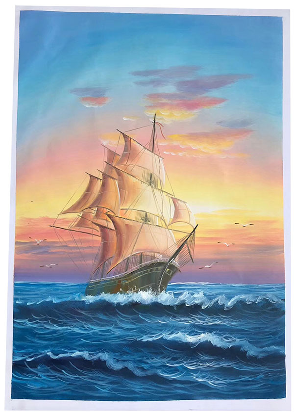 Jahrriesnge Landscape of sailboat-lpg0705 