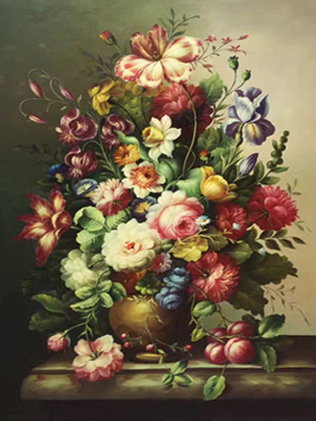 Jahrriesnge Still Life of flowers-lpg0892 