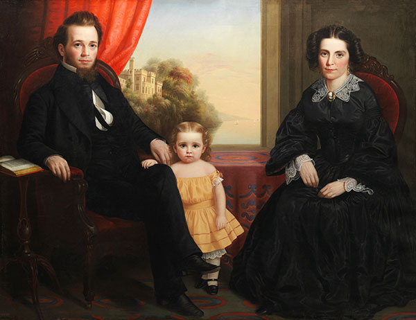 Jahrriesnge Portrait of young couple with child lpg2201